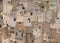 Kate Ancien Mur de journaux Beige Toile de fond conçue par Kerry Anderson - Kate Backdrop FR