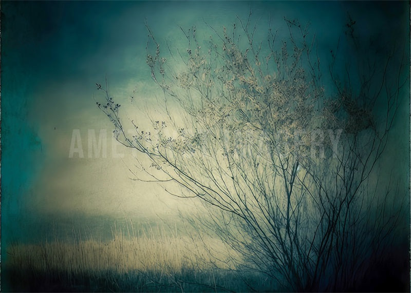 Kate Beaux-Arts Arbre Prairie Toile de fond conçu par Angela Marie Photographie - Kate Backdrop FR