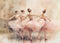 Kate Aquarelle Ballerines Beige Toile de fond conçue par Mandy Ringe - Kate Backdrop FR