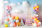 Kate Ballons Nuage Anniversaire Bébé Toile de fond Conçu par Chain Photographie - Kate Backdrop FR