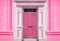 Kate Poupée Maison Rose Porte Toile de fond pour la photographie - Kate Backdrop FR