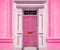 Kate Poupée Maison Rose Porte Toile de fond pour la photographie - Kate Backdrop FR