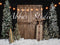 Kate Noël Porte de Grange Traîneaux Lumières Toile de fond conçue par Abbas Studio - Kate Backdrop FR