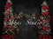 Kate Noël Lit Rouge Doré Mur Noir Toile de fond conçue par Abbas Studio - Kate Backdrop FR