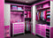 Kate Armoire Poupée Rose Toile de fond conçue par Megan Leigh - Kate Backdrop FR