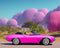 Kate Poupée Voiture de Rêve Rose Toile de fond conçue par Megan Leigh - Kate Backdrop FR