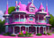 Kate Poupée Maison Rose Toile de fond conçue par Megan Leigh - Kate Backdrop FR