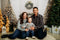 Kate Cadeaux Sapin de Noël Blanc Toile de fond Conçu par Chain Photographie - Kate Backdrop FR