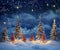Kate Noël Étoiles Neige Nuit Toile de fond Conçu par Chain Photographie - Kate Backdrop FR