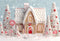 Kate Bonbons Neige Maison de pain d'épice Toile de fond Conçu par Chain Photographie - Kate Backdrop FR