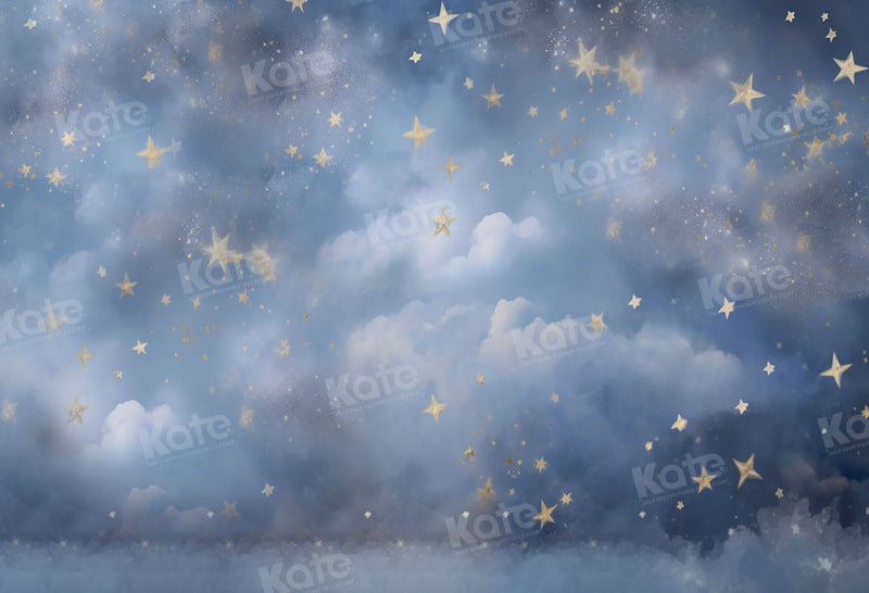 Kate Nuit Étoiles Ciel Nuage Toile de fond pour la photographie
