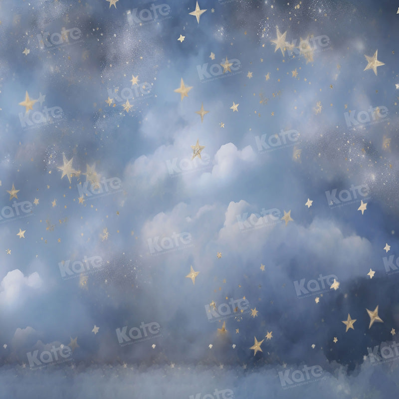 Kate Nuit Étoiles Ciel Nuage Toile de fond pour la photographie - Kate Backdrop FR