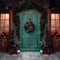 Kate Noël Porte Verte Nuit Rue Toile de fond pour la photographie - Kate Backdrop FR