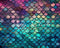 Kate Paillettes Sirène Bleu Violet Toile de fond Conçu par Patty Robert - Kate Backdrop FR