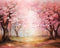 Kate Arbres Roses Printemps Toile de fond Conçu par Patty Robert - Kate Backdrop FR