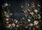 Kate Gris foncé Floral Papillons Toile de fond conçu par Angela Marie Photographie - Kate Backdrop FR