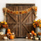 Kate Automne Citrouille Grange Porte Toile de fond Conçu par Chain Photographie - Kate Backdrop FR