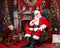 Kate Rouge Sapin de Noël Feu Cadeaux Toile de fond Conçu par Chain Photographie - Kate Backdrop FR