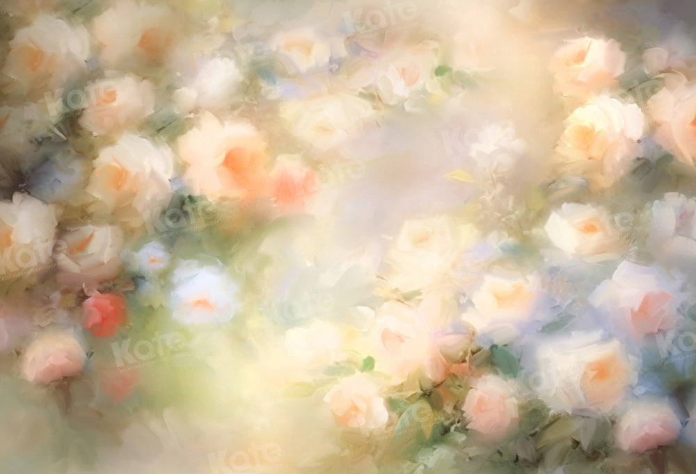 Kate Bokeh Beaux-Arts Floral Toile de fond Conçu par Chain Photographie