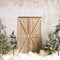 Kate Noël Extérieur Vieux Mur Neige Arbre Toile de fond pour la photographie - Kate Backdrop FR