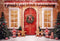 Kate Noël Maison de pain d'épice Neige Toile de fond pour la photographie - Kate Backdrop FR
