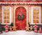 Kate Noël Maison de pain d'épice Neige Toile de fond pour la photographie - Kate Backdrop FR