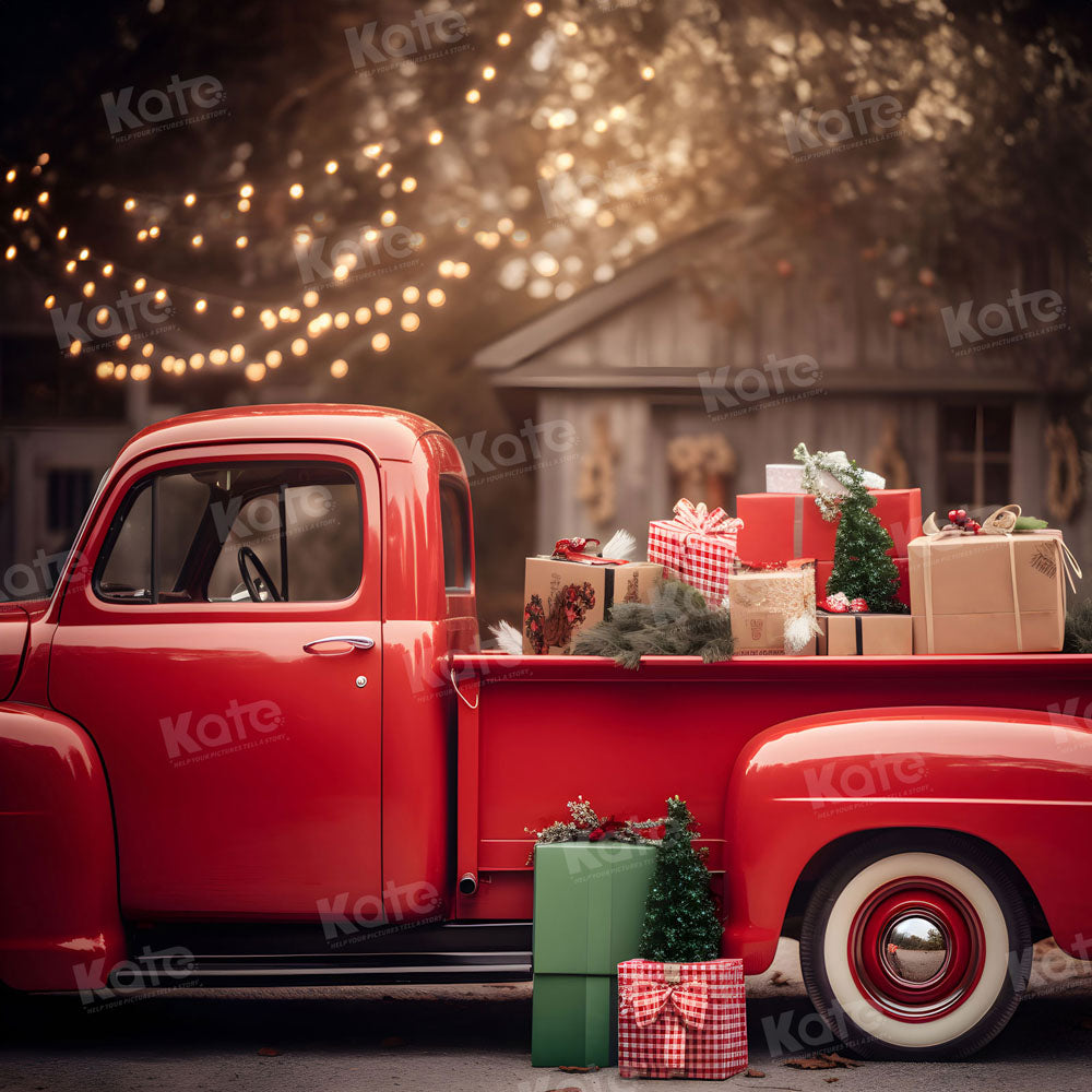 Kate Noël Voiture rouge Cadeaux Toile de fond pour la photographie - Kate Backdrop FR