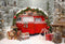 Kate Noël Voiture Rouge Cadeaux Arbres Toile de fond pour la photographie - Kate Backdrop FR
