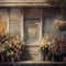 Kate Fleurs Boutique Vintage Été Toile de fond pour la photographie - Kate Backdrop FR
