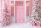 Kate Sapin de Noël Rose Porte Toile de fond Conçu par Chain Photographie - Kate Backdrop FR