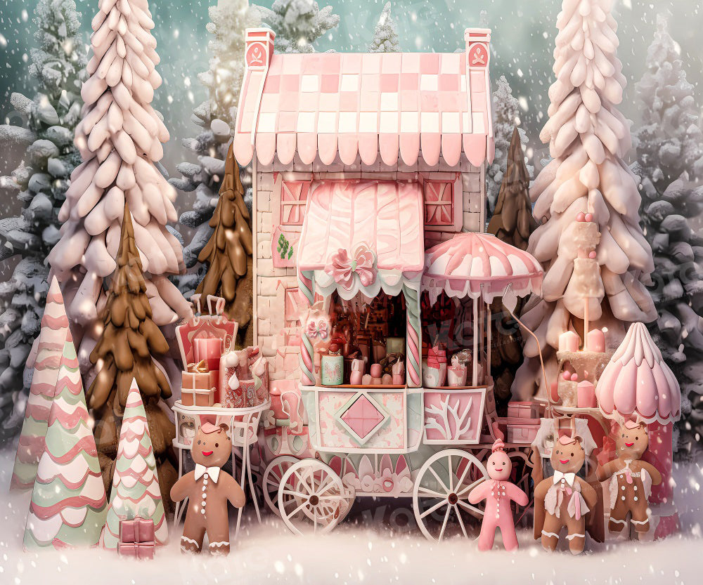 Kate Noël Rose Boutique Bonhomme en pain d'épice Toile de fond pour la photographie - Kate Backdrop FR
