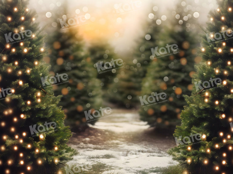 Kate Noël Extérieur Arbre Lumière Bokeh Toile de fond pour la photographie