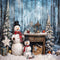 Kate Hiver Noël Bonhomme de neige Toile de fond Conçu par Chain Photographie - Kate Backdrop FR