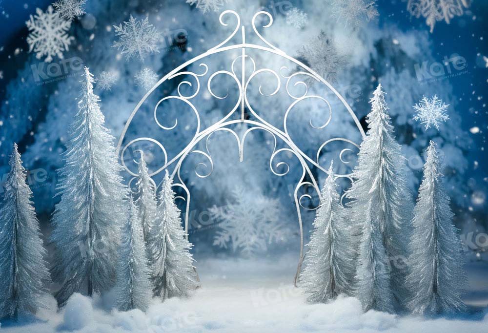 Kate Hiver Onirique Congelé Blanc Toile de fond Conçu par Chain Photographie - Kate Backdrop FR