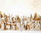 Kate Noël Doré Jaune Neige Ville Toile de fond Conçu par Patty Robert - Kate Backdrop FR