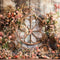 Kate Bohème Fleurs Printemps Mariage Toile de fond conçue par Mini MakeBelieve - Kate Backdrop FR
