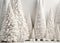 Kate Blanc Sapin de Noël Toile de fond conçue par Mandy Ringe - Kate Backdrop FR