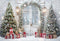Offres Éclair Kate Noël Arbres Neige Porte Toile de fond en Laine conçu par Emetselch - Kate Backdrop FR