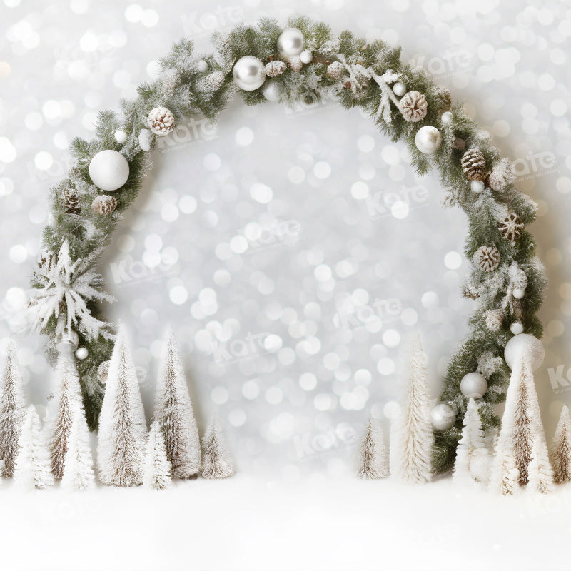 Kate Blanc Noël Bokeh Anniversaire Toile de fond pour la photographie - Kate Backdrop FR