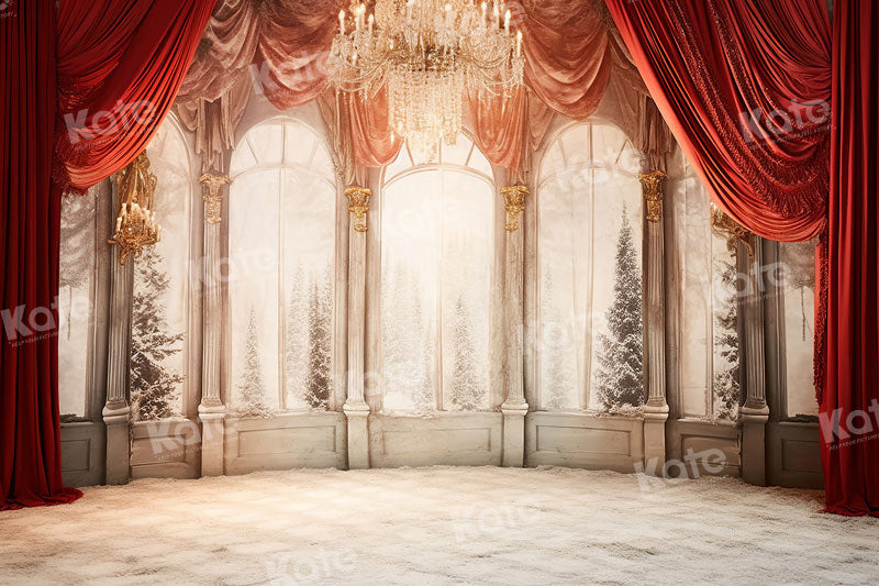 Kate Rétro Château Scène Fenêtre Toile de fond pour la photographie - Kate Backdrop FR
