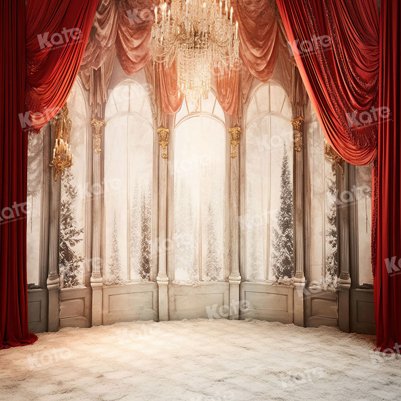 Kate Rétro Château Scène Fenêtre Toile de fond pour la photographie - Kate Backdrop FR