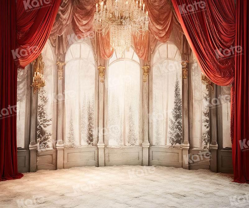 Kate Rétro Château Scène Fenêtre Toile de fond pour la photographie - Kate Backdrop FR