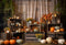 Kate Automne Citrouille Rideau Bois Toile de fond pour la photographie - Kate Backdrop FR