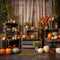 Kate Automne Citrouille Rideau Bois Toile de fond pour la photographie - Kate Backdrop FR