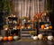 Kate Automne Citrouille Rideau Bois Toile de fond pour la photographie - Kate Backdrop FR
