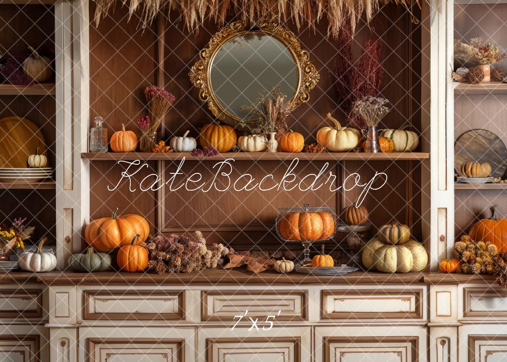 Kate Confortable Automne Cuisine Toile de fond conçue par Mandy Ringe - Kate Backdrop FR