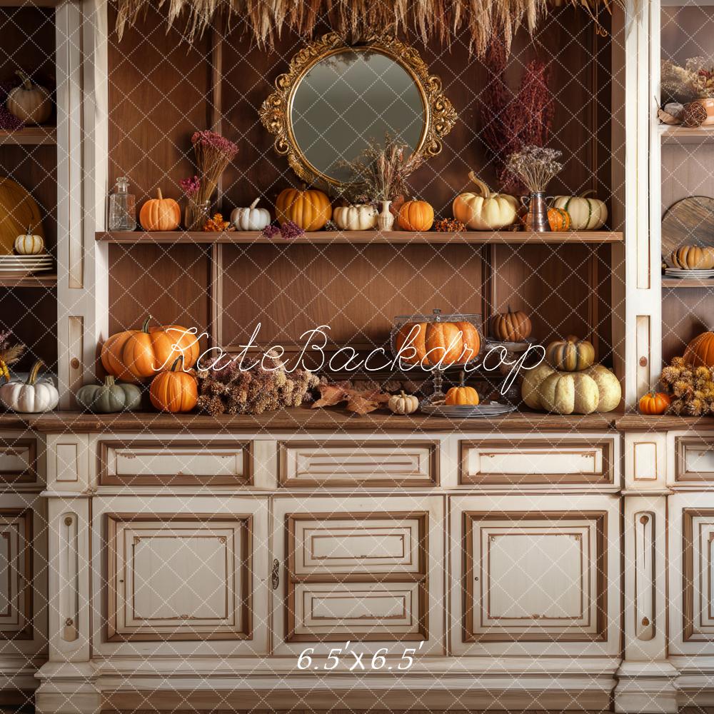 Kate Confortable Automne Cuisine Toile de fond conçue par Mandy Ringe - Kate Backdrop FR