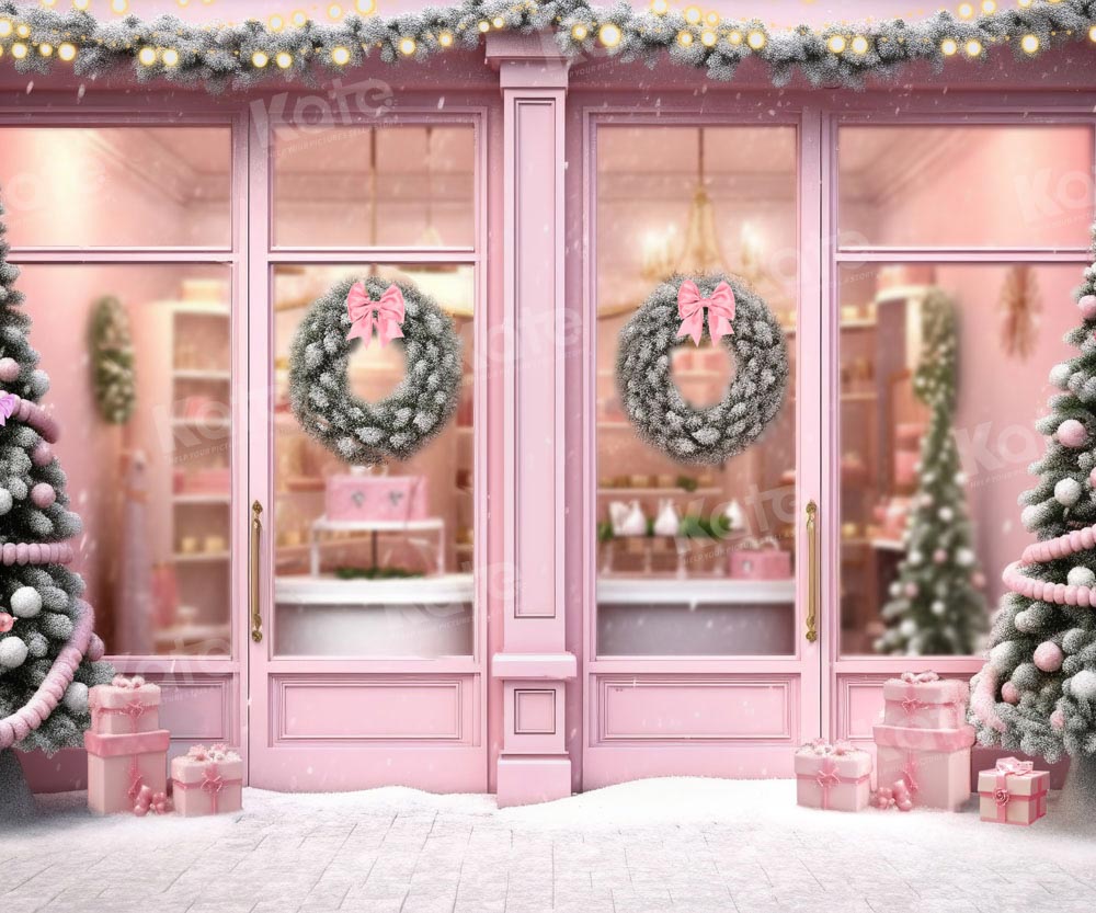 Kate Noël Boutique Rose Porte Toile de fond Conçu par Chain Photographie - Kate Backdrop FR