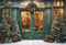 Kate Sapin de Noël Neige Boutique Vert Toile de fond conçue par Emetselch - Kate Backdrop FR