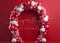 Kate Bonbons Ballons Rouge Toile de fond conçue par Megan Leigh - Kate Backdrop FR